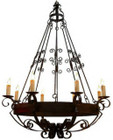 wonderful iron chandelier