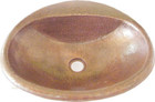 oval traditional copper bath sink