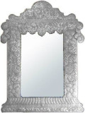 punched tin mirror