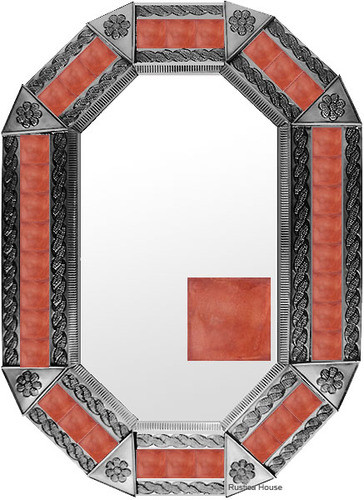 Metal mirror modern