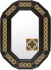 Metal mirror Guanajuato octagonal frame with tiles