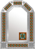 tin tile mirror