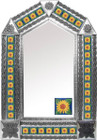 tin mirror with mexican San Miguel de Allende tiles