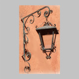 colonial outdoor wall iron lantern