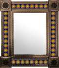 mexican wall mirror individually made frame