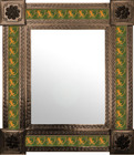 mexican wall mirror countryside frame