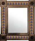 mexican wall mirror classic colonial frame