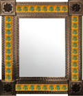 mexican wall mirror European frame