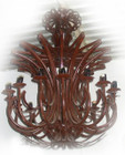 mexico made iron chandelier