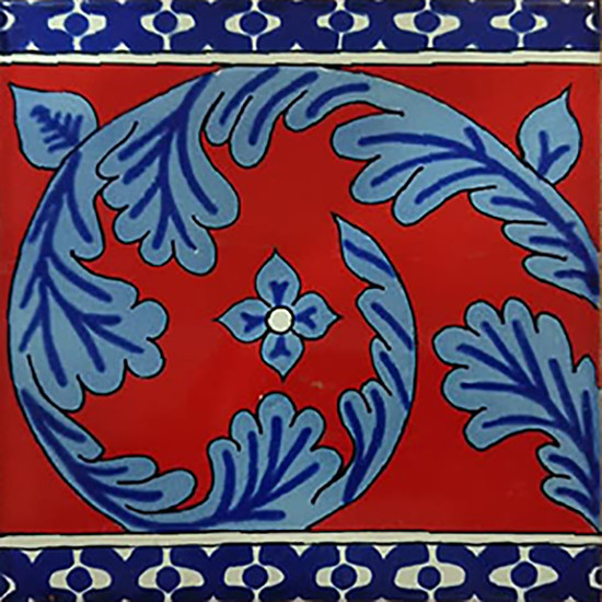 artisan crafted talavera tile traditional