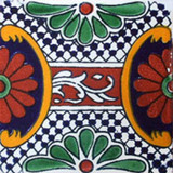 hand crafted talavera tile old European