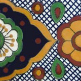 hand painted talavera tile Arabic