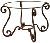 colonial forged iron table base