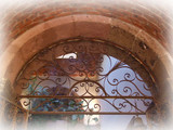 charming forged iron window guards