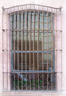artisan made forged iron window guards