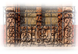 Southern forged iron balcony