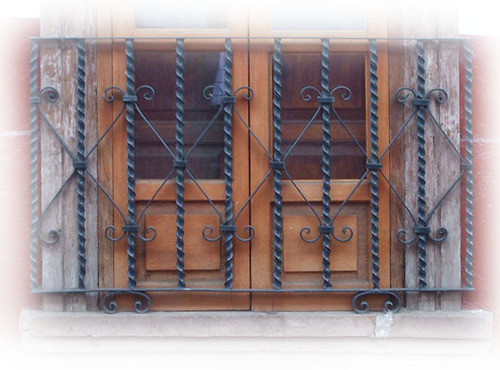 handcrafted forged iron balcony