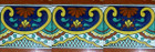 hand painted talavera tiles from Mexico