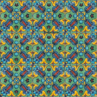 Spanish Mexican tiles blue yellow