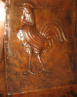 vent hood copper rooster pattern