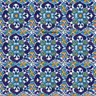 rustic Mexican tiles blue