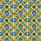 artisan crafted Mexican tiles yellow