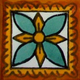 Mexican tile terracotta yellow