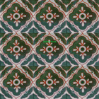 hand crafted Mexican tiles green