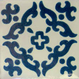 Mediterranean Mexican tile blue
