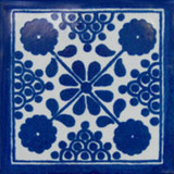 Moorish Mexican tile blue