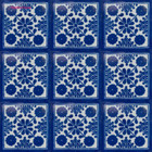 Moorish Mexican tiles blue