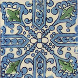 Spanish Mexican tile green