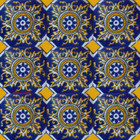 old European Mexican tiles yellow