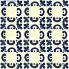 Mexican tiles navy blue white