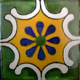Mexican tile old European