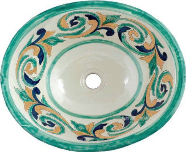 Painted Mexican Bathroom Sink Morelia   A20791513baefa3a4b7839 L  71508.1418786235.640.640 