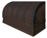 decorative oven hood copper
