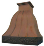 decorative kitchen hood copper