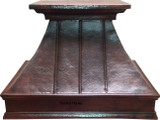 under cabinet copper range hood