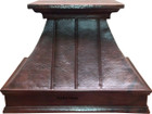 Chattanooga copper range hood in Old European style