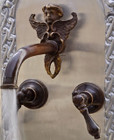 Guanajuato bath wall bronze faucet