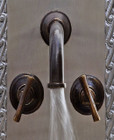 hacienda bath wall bronze faucet