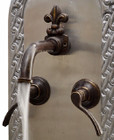 wall mount bath rustic bronze faucet
