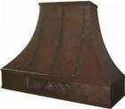 traditional copper range hood