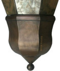punched tin foyer lamp