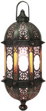 moroccan punched tin chandelier