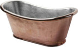 nickel-platted copper tub
