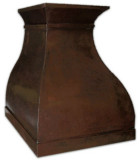 handcrafted copper range hood
