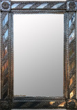 rectangular tin mirror
