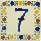 tile plaque number 7